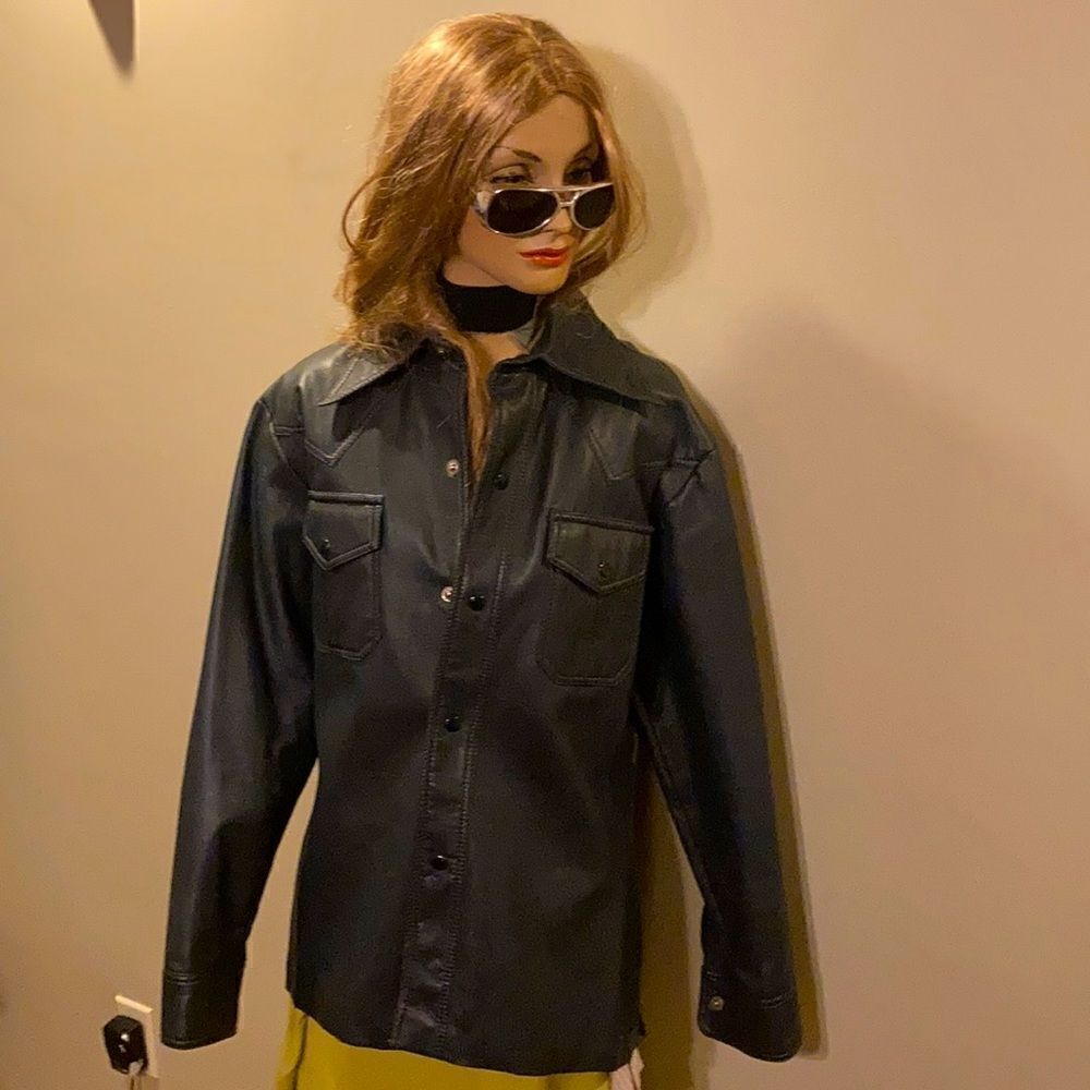Women’s Vintage Hipster Pleather Jacket